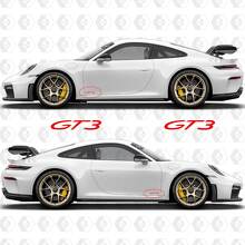 Adesivo Vinilico Laterale con Logo GT3 per Porsche 911 GT3_3