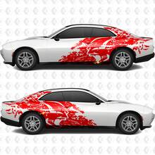 Kit adesivi in vinile Banshee Splash Grunge Stripes per Dodge Charger Daytona Banshee
 2