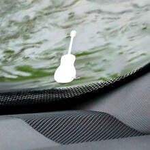 Adesivo angolare per parabrezza Jeep Wrangler con motivo a uovo di Pasqua per chitarra - Grafica personalizzata in vinile 2
 2