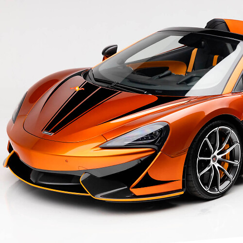 McLaren 570S Strisce sul cofano Grafica Adesiva in Vinile
