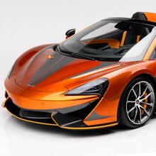 McLaren 570S Strisce sul cofano Grafica Adesiva in Vinile
 3