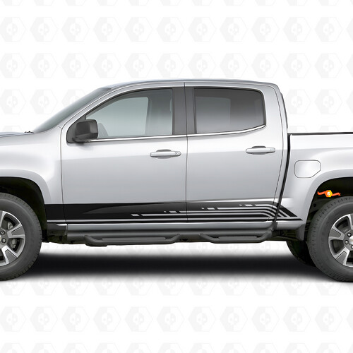 Strisce Viniliche Parallele per Porta e Minigonne per Chevrolet Colorado 2ª Gen 2015-2022