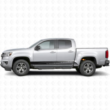 Strisce Viniliche Parallele per Porta e Minigonne per Chevrolet Colorado 2ª Gen 2015-2022_2