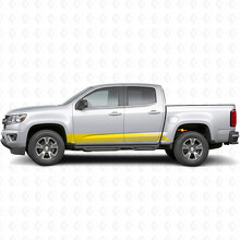 Strisce Viniliche Parallele per Porta e Minigonne per Chevrolet Colorado 2ª Gen 2015-2022_3