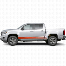 Strisce Viniliche Parallele per Porta e Minigonne per Chevrolet Colorado 2ª Gen 2015-2022_4