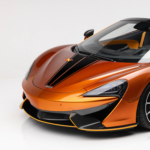McLaren 570S Striscia Centrale Cofano Grafica Adesiva in Vinile
 1