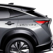 Kit adesivi grafici a strisce a scacchi laterali per Nissan ARIYA
 2