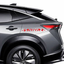 Kit adesivi grafici a strisce a scacchi laterali per Nissan ARIYA
 3