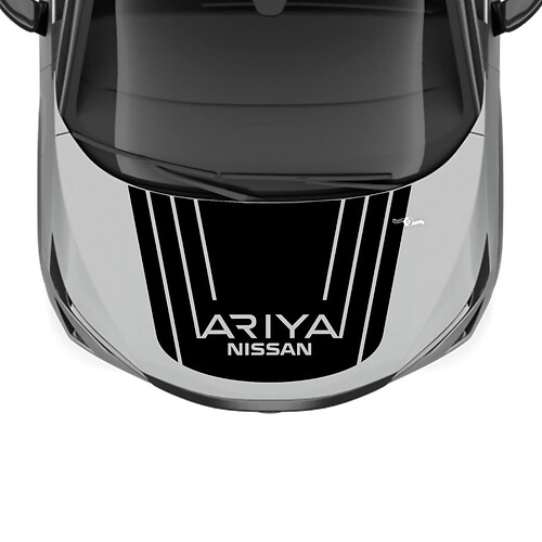 Adesivo grafico da corsa per cofano per Nissan ARIYA

