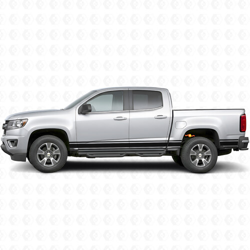 Strisce in Vinile Sottili per Porta e Fianco Cassone per Chevrolet Colorado 2ª Gen 2015-2022