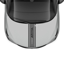 Adesivo grafico a strisce doppie per cofano per Nissan ARIYA
 3