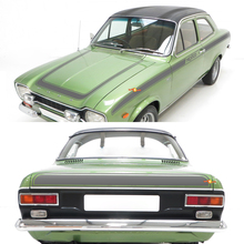 Set completo di strisce Vintage per fiancate, cofano e posteriore per Ford Escort 1970 Mexico
 3