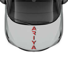 Adesivo grafico a strisce bicolore per cofano per Nissan ARIYA
 3