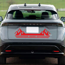 Adesivo grafico da corsa Rear Mountains per Nissan ARIYA
 3