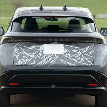 Adesivo Grafica Racing Montagne Posteriori per Nissan ARIYA 2