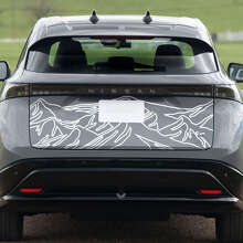 Grafica adesiva per gare sulle montagne posteriori per Nissan ARIYA 2
 2