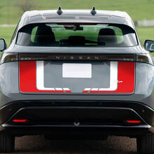 Adesivo grafico posteriore a doppio colore per baule da corsa per Nissan ARIYA
 3