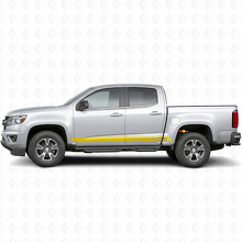 Strisce in Vinile a Fascia Topografica per Porta e Minigonne per Chevrolet Colorado 2ª Generazione 2015-2022_3