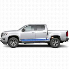 Strisce in Vinile a Fascia Topografica per Porta e Minigonne per Chevrolet Colorado 2ª Generazione 2015-2022_5