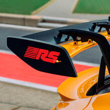 Coppia di Adesivi in Vinile con Bandiera USA per Spoiler Posteriore Porsche GT3 RS_2