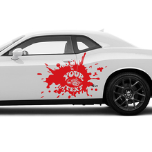 Kit di Adesivi in Vinile Porte Super Bee per Dodge Challenger_3