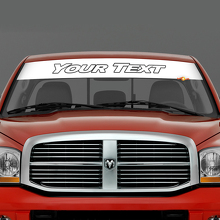Adesivo in Vinile Personalizzato con Scritta per Parabrezza per Dodge RAM_2