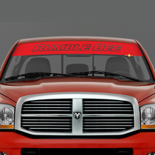 Banner adesivo in vinile Rumble Bee per parabrezza per Dodge RAM
 3