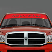 Adesivo in vinile per banner Rumble Bee parabrezza per Dodge RAM
 3