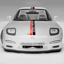 Kit completo adesivo striscia laterale cofano - Adesivo in vinile personalizzato per Mazda RX-7 Sport
 2