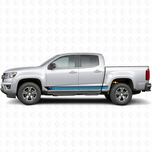 Strisce Viniliche Vintage a Banda per Porta e Pannello Sottoscocca per Chevrolet Colorado 2ª Gen 2015-2022_2
