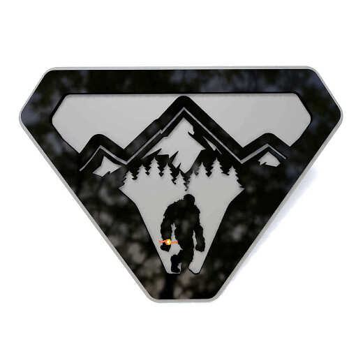 Emblema 3D Parafango Mountain Sasquatch Bigfoot