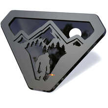 Emblema 3D Parafango Mountain Sasquatch Bigfoot_5