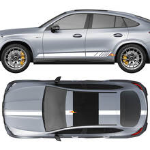 Kit Completo Adesivo Vinil Strisce da Corsa per Mercedes-Benz GLC-Class 2018-2023_2