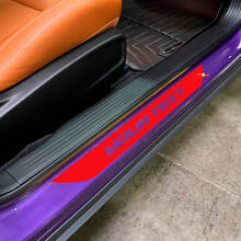 Kit di Adesivi in Vinile con Scritta Personalizzata per Il Battitacco della Porta per Dodge Challenger_3