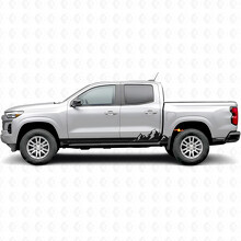 Strisce in vinile Mountain Range per porta e sottoporta per Chevrolet Colorado 3ª generazione 2023-2026_2