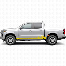 Strisce in vinile Mountain Range per porta e sottoporta per Chevrolet Colorado 3ª generazione 2023-2026_3