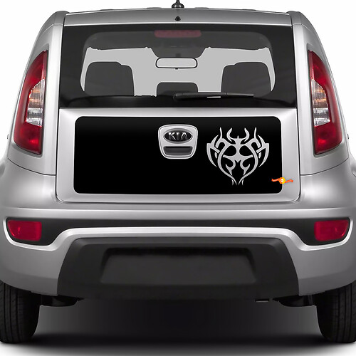 Adesivo in vinile per avvolgimento posteriore del baule per Kia Soul 2

