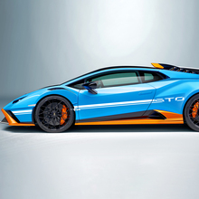 Adesivo grafico in vinile per fiancate a strisce per Lamborghini STO
 2