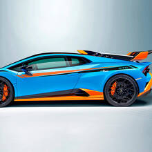 Adesivo in vinile con strisce laterali per porta per Lamborghini STO 3