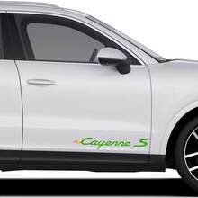 Coppia di adesivi Porsche Cayenne S Porsche Adesivo laterale delle porte
 3