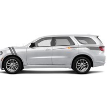 Strisce parafango laterali e anteriori Hash Strisce adesive in vinile per porte per Dodge Durango
 2