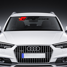 Adesivi in vinile Grafica Adesivi parabrezza Audi Allroad Banner Racing
 2