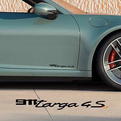 Adesivo adesivo per portiere laterali per Porsche 911 Targa 4S 2026
 1