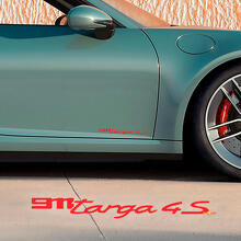 Adesivo adesivo per portiere laterali per Porsche 911 Targa 4S 2026
 3