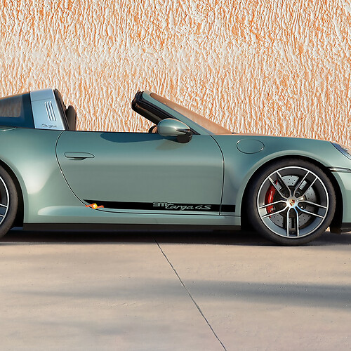 Adesivo decorativo adesivo per porte laterali per Porsche 911 Targa 4S 2026
 1