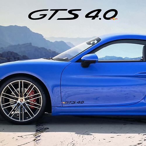 Adesivo adesivo per portiere laterali per Porsche 718 Cayman GTS 4.0 4
