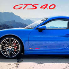 Kit adesivi in vinile per porta laterale GTS 4.0 per Porsche 718 Cayman_3