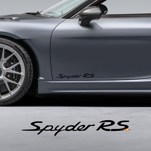 Adesivo decalcomania per portiere laterali per Porsche 718 Cayman Spyder RS
 1