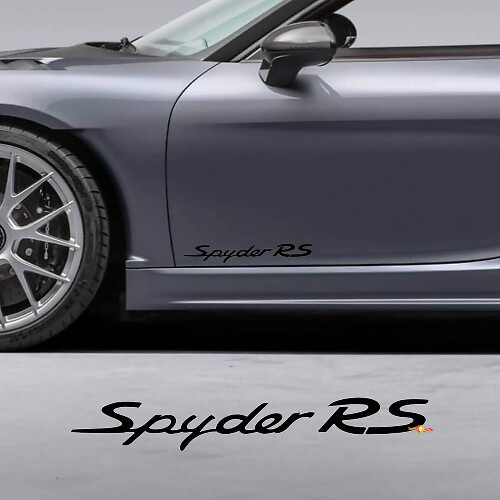 Set di Adesivi in Vinile per Porta Laterale Spyder RS per Porsche 718
