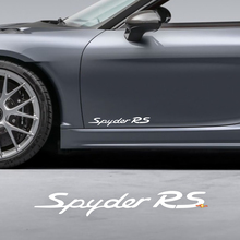Adesivo decalcomania per portiere laterali per Porsche 718 Cayman Spyder RS
 2